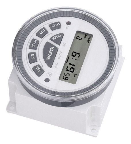 Temporizador Compacto Digital De 1 Minuto A 168 Horas 7 Dias