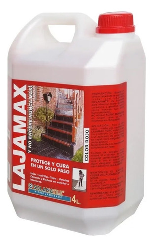 Lajamax Pintura 4lt Laja Cemento Piedra Protege Pisos Mm