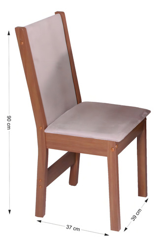 Juego de comedor Munich Eighth Mable con 4 unidades