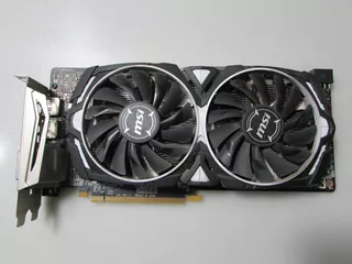 Placa Video Msi Radeon Rx480 8gb Ddr5 256bit Usada Com Caixa