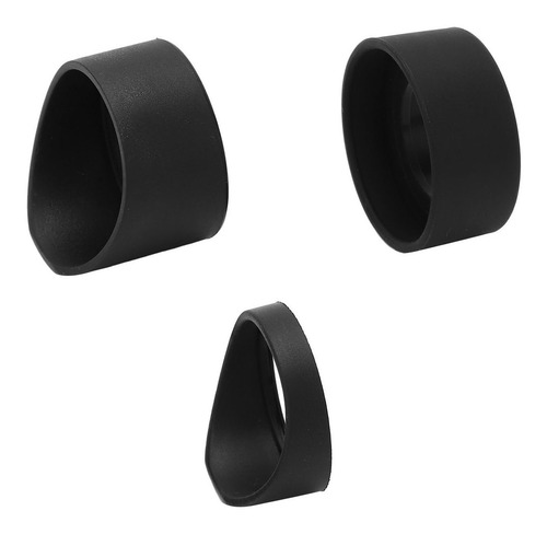 Protectores Oculares De Goma Para Microscopio, 3 Unidades, S