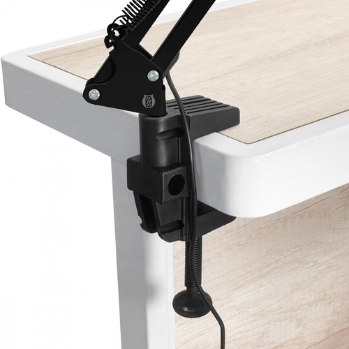 Lámpara Usb Flex Brazo Flexible Dimmer Reg. Luz Metal Gato