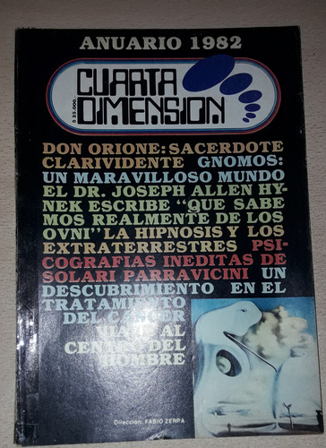 Revista Cuarta Dimensión Anuario 1982 Don Orione Sacerdote