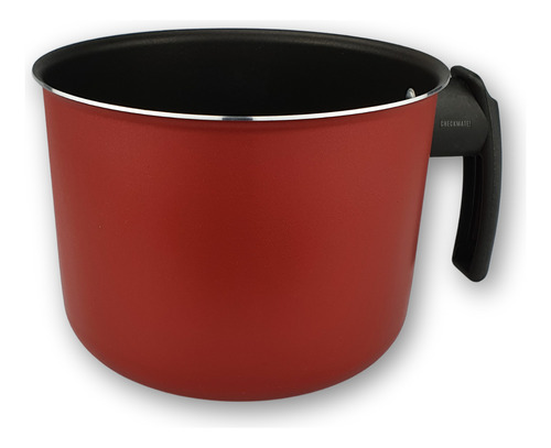 Caneco Leiteira Fervedor 12 Cm Plus Antiaderente Vermelho