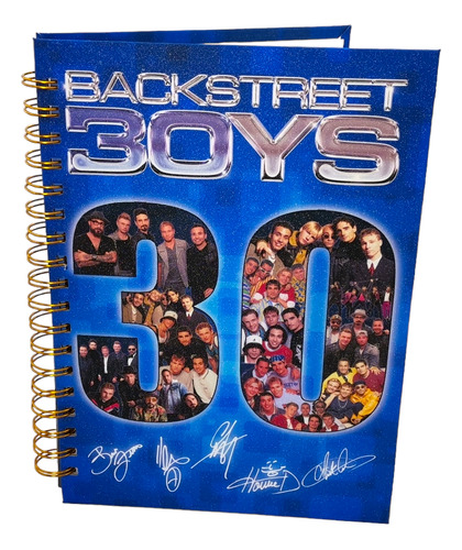 Backstreet Boys Agenda 30 Aniversario Premium Efecto Diamond