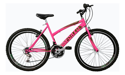 Bicicleta Niña Rin 24 Doble Pared 18 Cambios Color Rosa