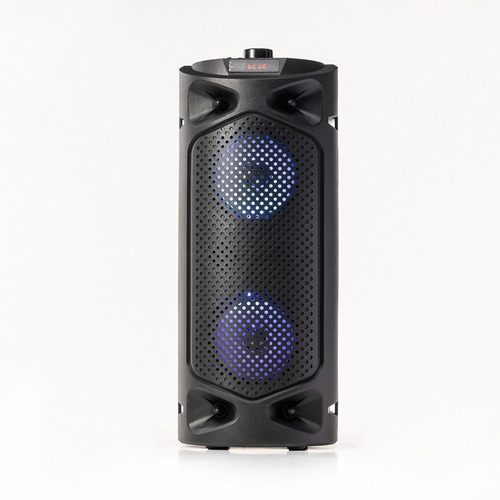 Parlante Mini Torre Bluetooth 2x5w Inalambrico Luz Rgb Radio