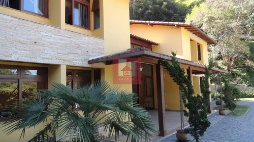 Imagem 4 de 30 de Casa Com 8 Dormitórios, 492 M² - Venda Por R$ 2.300.000,00 Ou Aluguel Por R$ 12.000,00/mês - Cascata Dos Amores - Teresópolis/rj - Ca0489