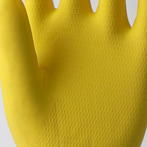 Kit 10 Pares Luva De Borracha Latex Sanro Top Amarela 6(p)