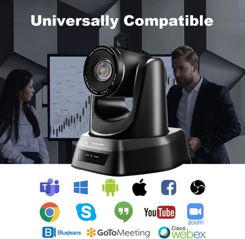 Combo De Conferencia Tongveo Webcam Y Microfono Bluetooth 