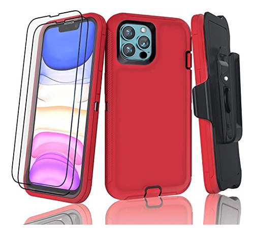 Diseñado Para iPhone 11 Pro Max Case [con 2 Protector Rwj27