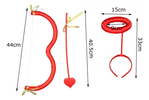 Cupido Arco Y Flechas Mini Arco Cupido Con Diadema Espumas