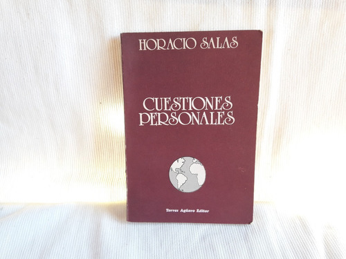 Cuestiones Personales Horacio Salas Ed T Agüero Autografiado