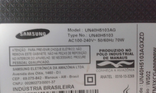 Placa Principal Un40h5103ag Bn91-13583g
