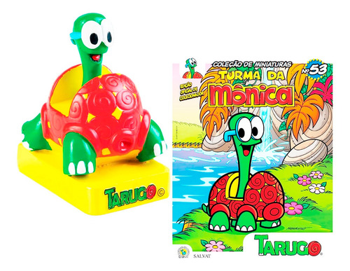 Gibi Turma Da Mônica Tarugo Com Figura Coleção Oficial