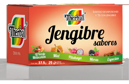 Therbal Surtido De Jengibre 25sobres