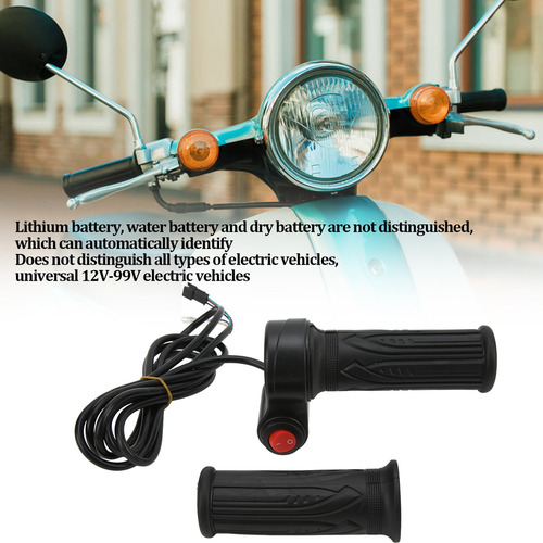 Acelerador De Bicicleta Eléctrica 1 Par/set 12/24/36/48v