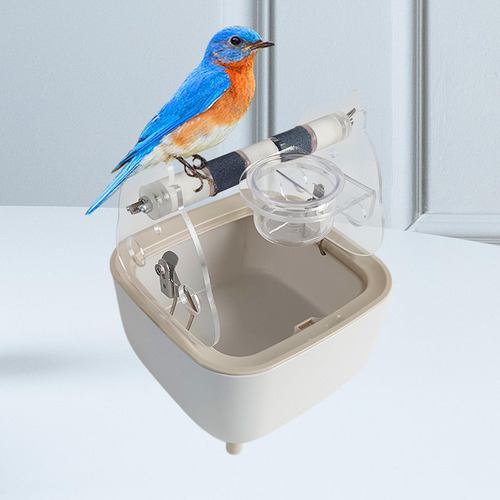 Soporte Para El Inodoro Loro, Estación De Caída, Gris