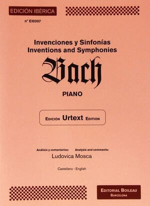 Invenciones Y Sinfonias - Bach  Johann Sebastian/mosca  Ludo