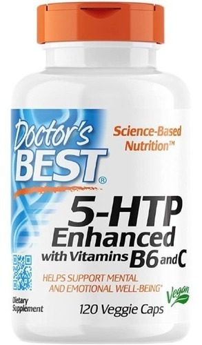 Doctor's Best 5-htp Mejorado Con Vitaminas B6 Y C - 120 Cap