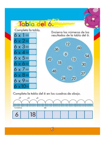 Libro Pizarrón Tablas De Multiplicar Borrable Mágico