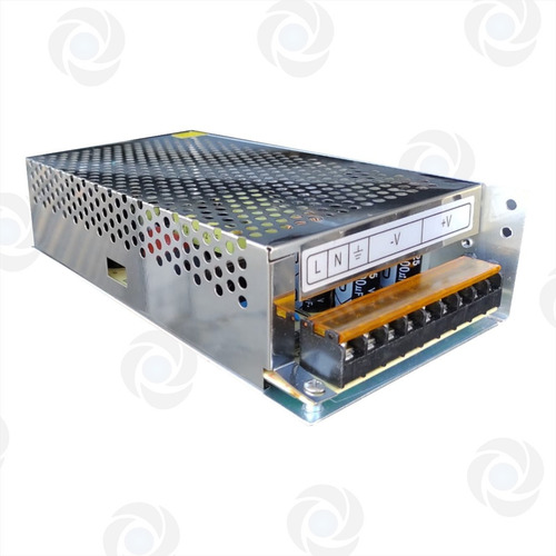 Imagen 3 de 5 de Fuente Switching 12v 20a 20amp Tira De Leds Camara Cctv Seguridad Bornera Metalica