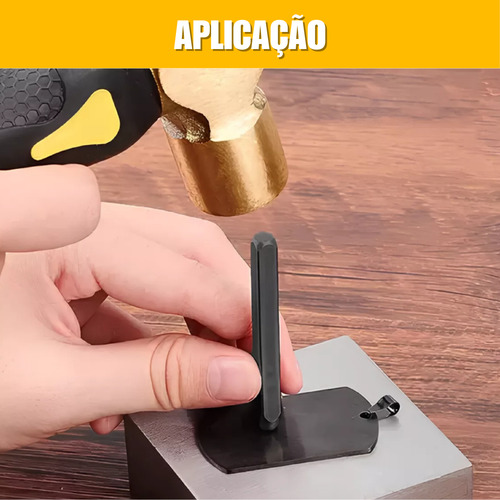 Jogo Marcador Pino Chassi Punção Algarismo 10mm Número