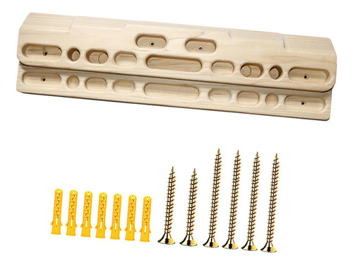 # Escalada Em Fingerboard Madeira Hang Board, Exercício De