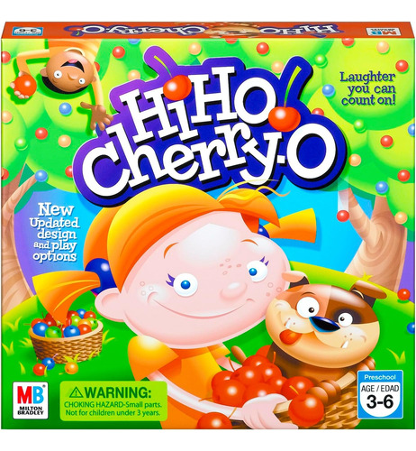 Hasbro Gaming ¡hola, Ho! Juego De Mesa Cherry-o, 2-4 Jugador