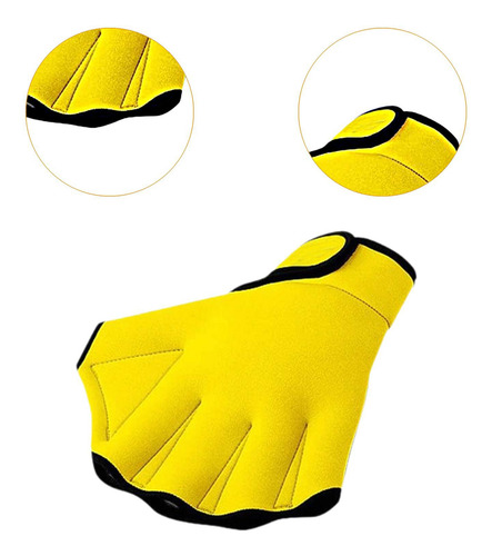 Guantes De Natación Guantes De Natación Con Correa Para La