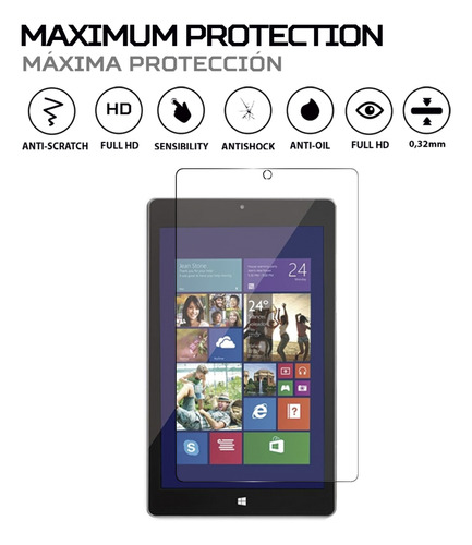 Protector De Pantalla Antishock Para Wolder Mitab In 801