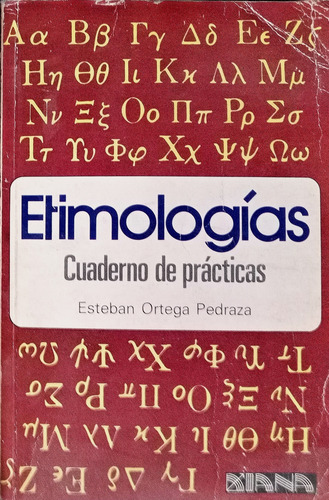 2 Libros Etimologías Lenguaje Culto Y Científico Esteban Ort (Usado)
