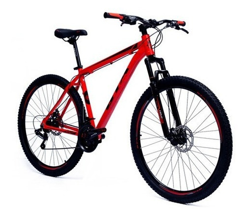 Bicicleta Aro 29 Gta Nx11 Cambios Shimano 24v Freios A Disco Cor Vermelho Tamanho do quadro 17