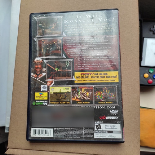 Mortal Kombat Deception Playstation 2 Ps2 (Usado)