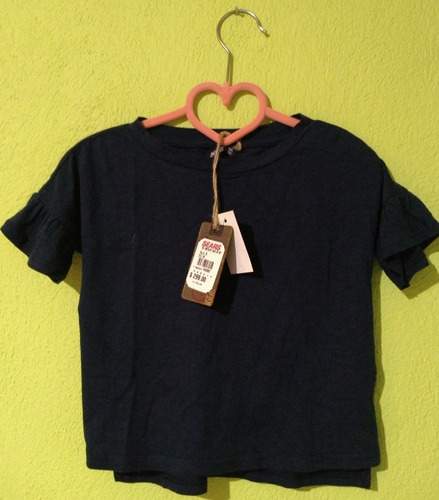 Playera Azul Para Niña De La Marca Sears Jns Jenious Company