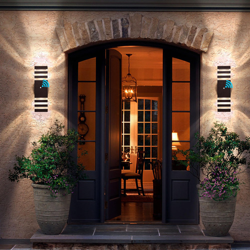 Luces De Pared Exteriores Café Modernas Impermeables Paquete