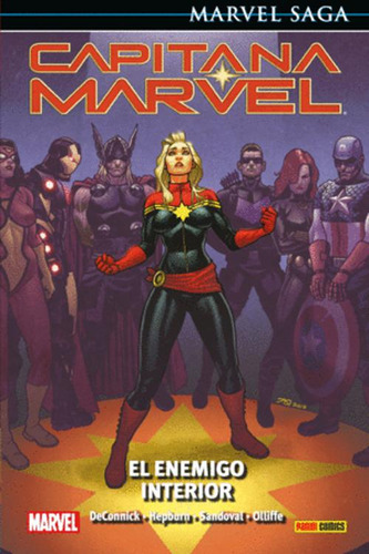 Libro Marvel Saga Capitana Marvel. El Enemigo Interior