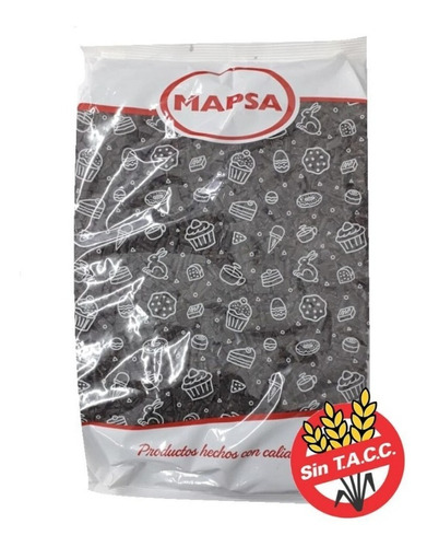 Paquete X 1 Kg - Granizado Chocolate Semi Amargo  - Mapsa 