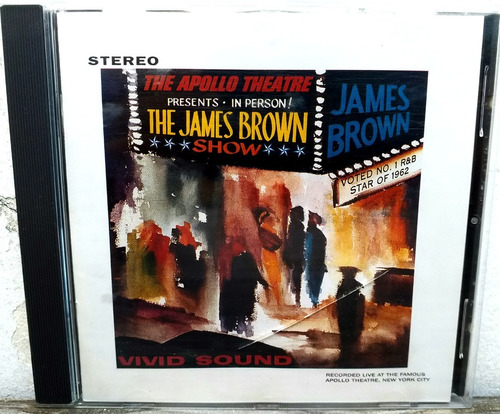 James Brown - Live At The Apollo, 1962 - Cd Usa - Soul Funk