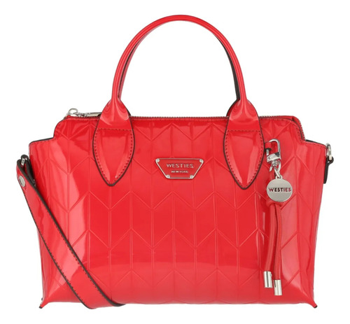 Bolsa Satchel Para Mujer Westies Rojo Hboliviowe