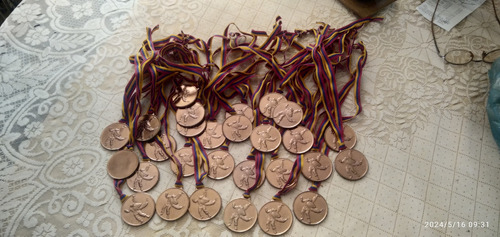 Medallas Deportivas Victoria 5cms Bronce Para Judo