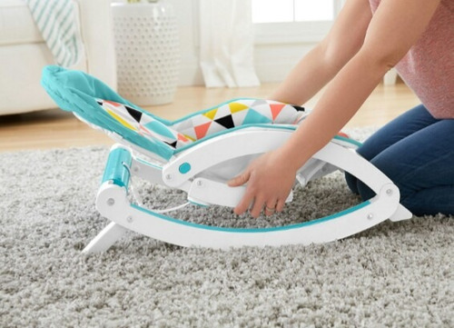 Silla Mecedora Portatil Crece Conmigo Fisher Price Para Bebe