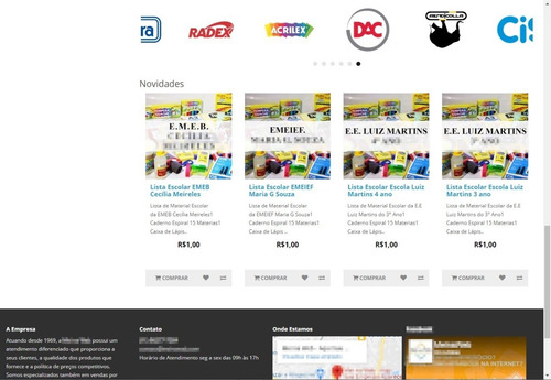 Script Loja Virtual Bazar Papelaria Eletrônicos Pronta