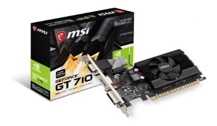 Imagen 1 de 2 de Tarjeta Vídeo Gt 710 2gb . Somos Tienda Fisica