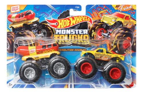 Hot Wheels Monster Trucks Demolition Doubles Oscar Mayer Wei