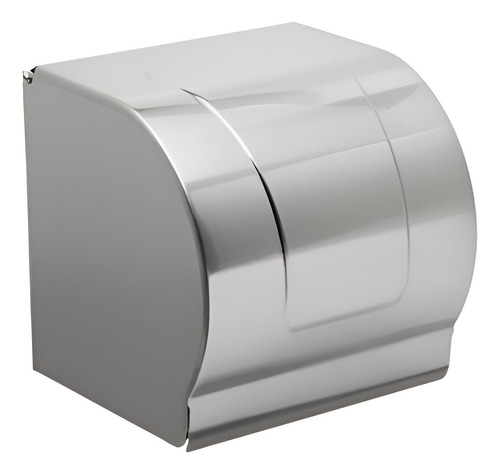 Dispenser Portarrollos Acero Inoxidable Baño Papel Higienico Plateado