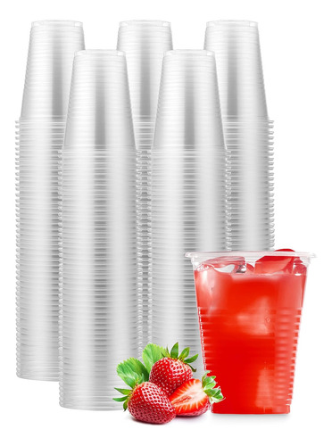 Munfix 500 Pack 7 Oz Vasos De Plástico Transparente, Vasos D