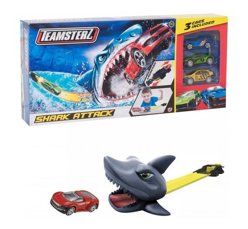 Pista Shark Attack Con 3 Autos Teamsterz (7947)