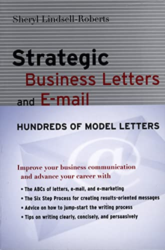 Libro Strategic Business Letters And E-mail