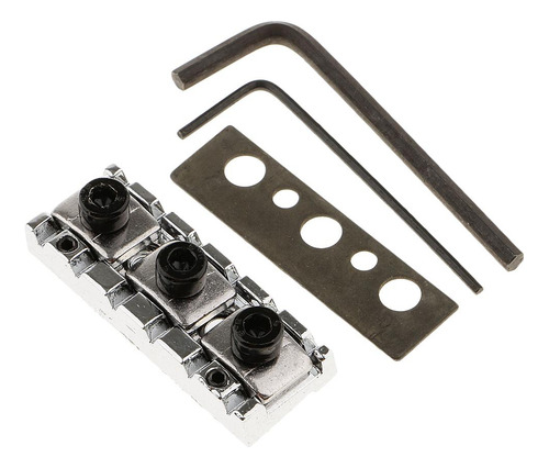 2 Guitarra Eléctrica Accs Tuerca De Fijación Set Plata